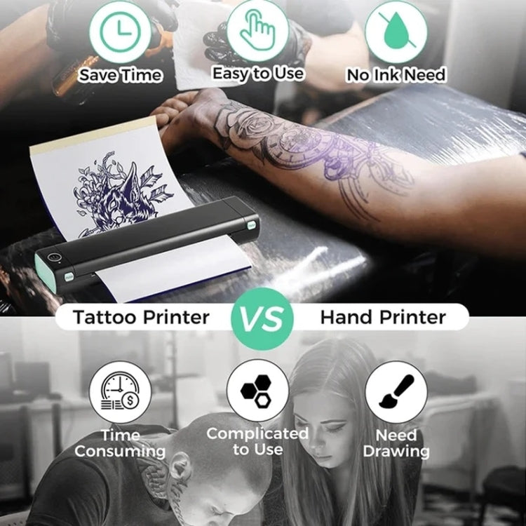 For Phomemo M08F / TP81 100sheets /Pack A4 Tattoo Transfer Paper Compatible For MR.IN Brother Pocket Jet / MT800 - Printer Accessories by PMC Jewellery | Online Shopping South Africa | PMC Jewellery | Buy Now Pay Later Mobicred