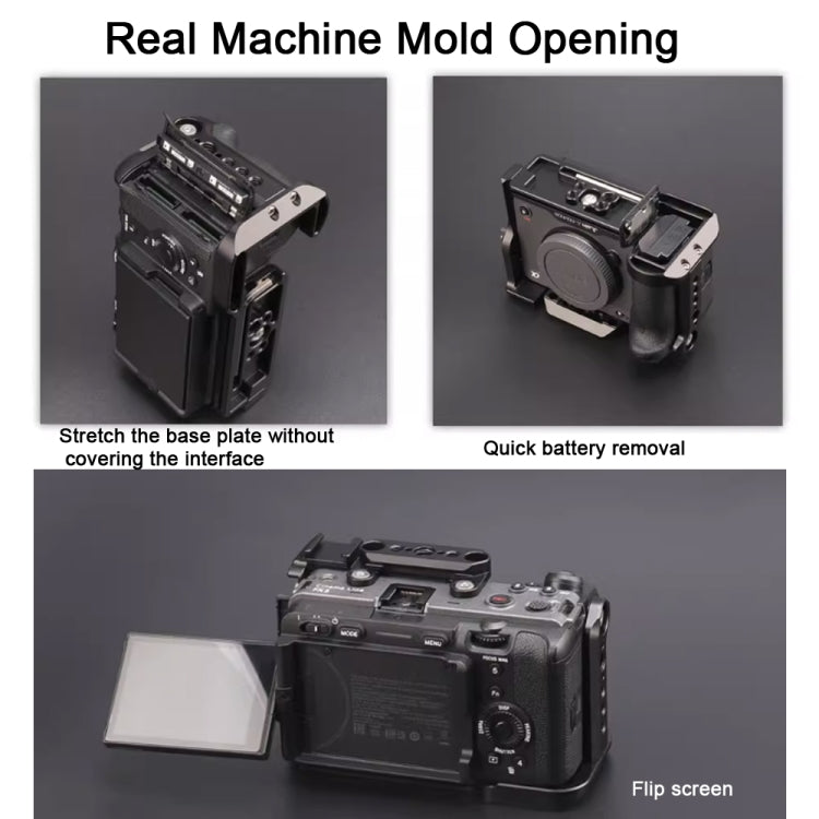 For Sony FX30 FX3 Camera JLWIN Protection Cage Stabilizer Rig, Spec: Rabbit Cage + Top Board - free shipping - PMC TechLife - Order now!