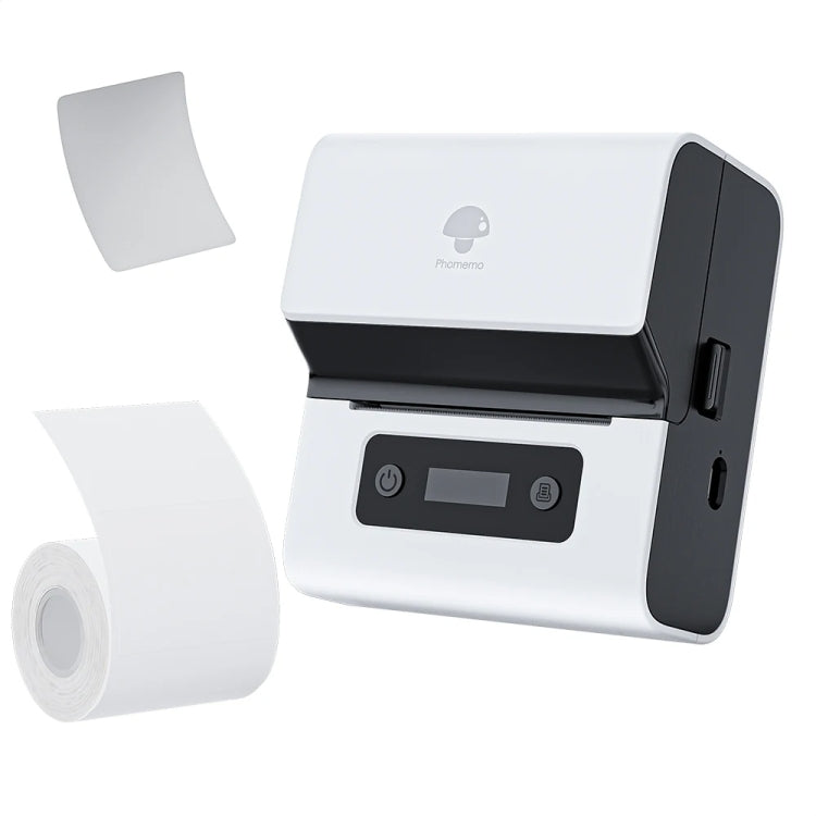 Phomemo M221 Thermal Wireless Label Printer Barcode Bluetooth Label Maker(White) - free shipping - PMC TechLife - Order now!