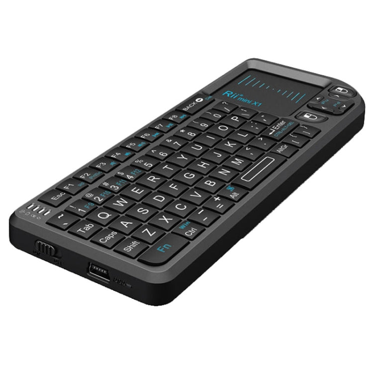 Rii X1 2.4G Mini Classic Wireless Keyboard Keypad And Mouse All-In-One Kit(Black) - free shipping - PMC TechLife - Order now!