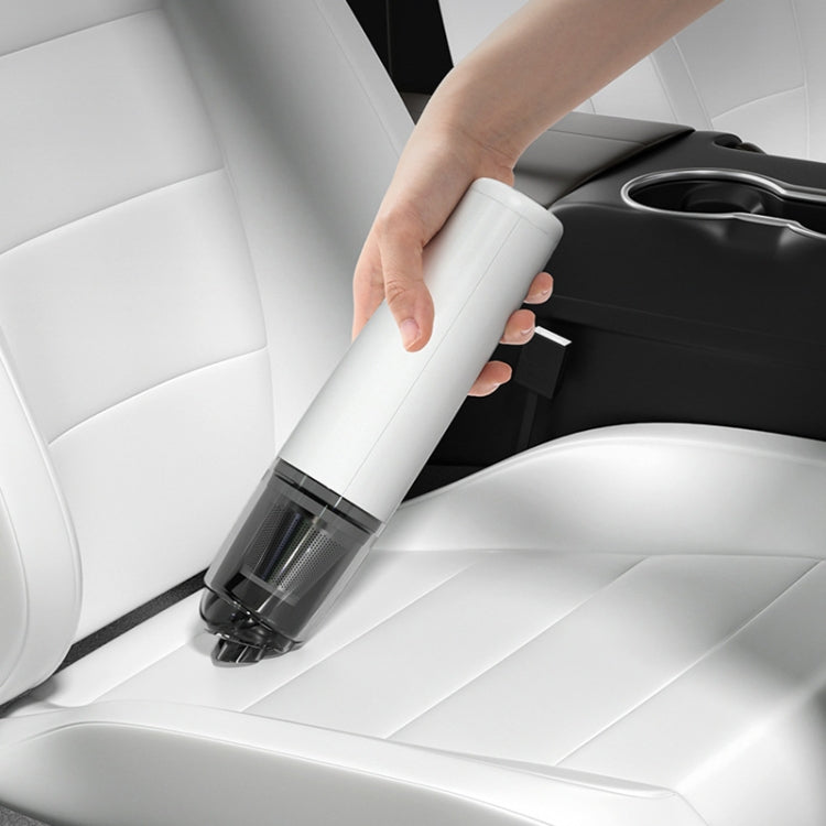 Mini Portable Detachable Wireless Handheld Powerful Car Vacuum Cleaner, Style: Plastic Filter (White) - Vacuum Cleaner by PMC TechLife | Online Shopping South Africa | PMC TechLife | Buy Now Pay Later Mobicred
