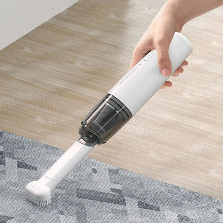 Mini Portable Detachable Wireless Handheld Powerful Car Vacuum Cleaner, Style: Plastic Filter (White) - Vacuum Cleaner by PMC TechLife | Online Shopping South Africa | PMC TechLife | Buy Now Pay Later Mobicred