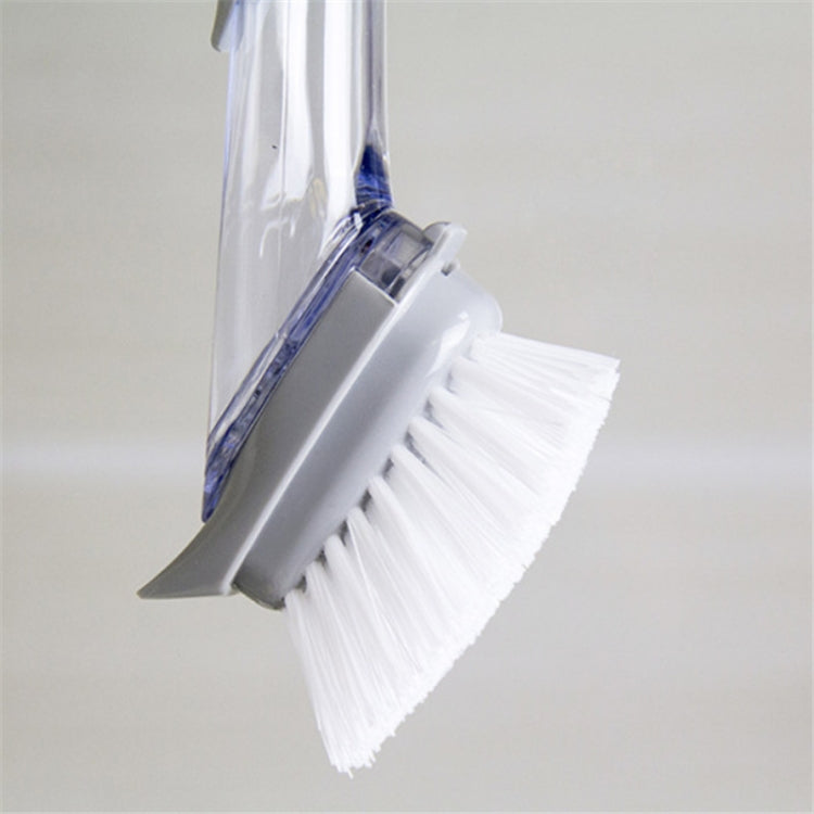 Kitchen Long Handle Automatic Liquid Filling Non-Stick Pan Scrubber Brush Cleaning Brush, Style: Brush+Sponge - Cleaning Tools by PMc TechLife | Online Shopping South Africa | PMc TechLife | Buy Now Pay Later Mobicred