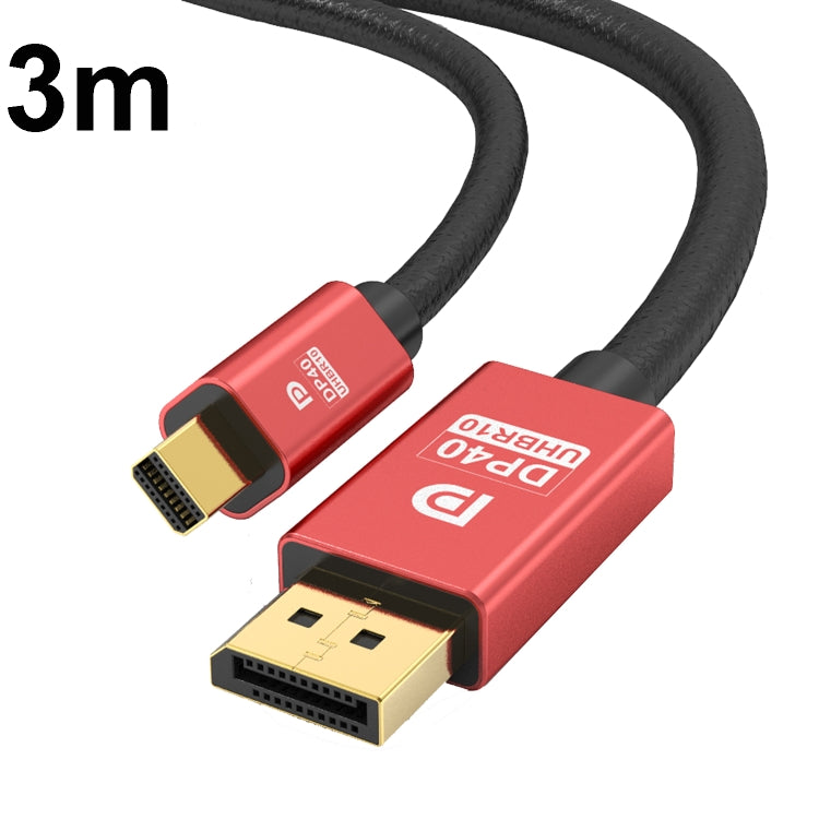 3m Version 2.1 Mini DP To DP Cable Monitor Computer Video Adapter Cable 30AWG OD6.3MM -  by PMC Jewellery | Online Shopping South Africa | PMC Jewellery | Buy Now Pay Later Mobicred