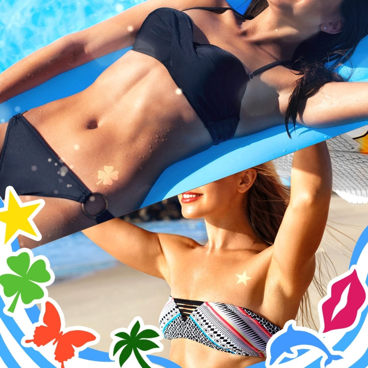 400pcs /Pack Style 6 Tanning Sunbathing Stickers Self Adhesive Body Stickers - Sticker & Tags by PMC TechLife | Online Shopping South Africa | PMC TechLife | Buy Now Pay Later Mobicred
