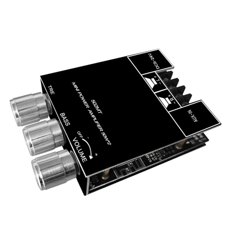 ZK-502MT 50W x 2 2.0 Stereo Bluetooth Audio Digital HIFI Power Pipe Module - Breadboard / Amplifier Board by PMC TechLife | Online Shopping South Africa | PMC TechLife