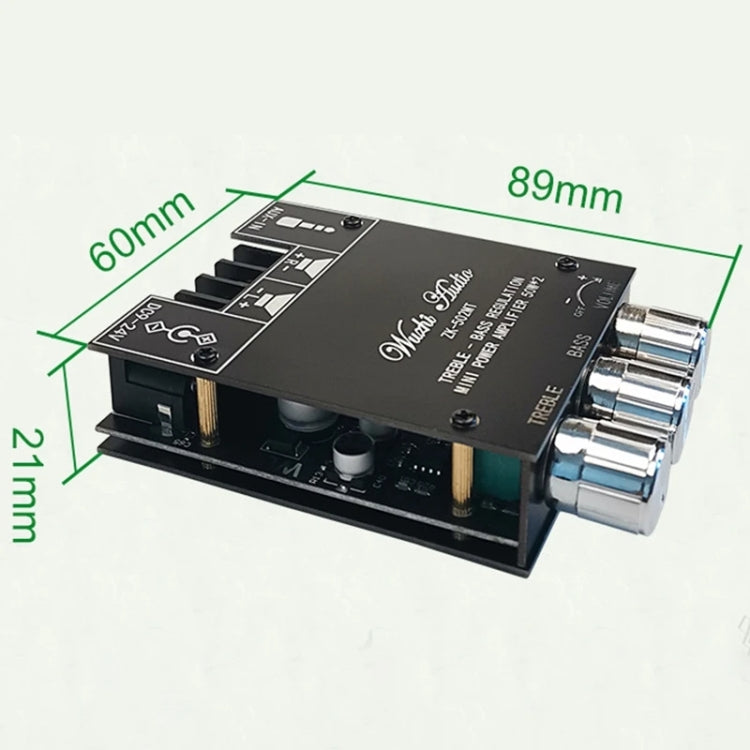 ZK-502MT 50W x 2 2.0 Stereo Bluetooth Audio Digital HIFI Power Pipe Module - Breadboard / Amplifier Board by PMC Jewellery | Online Shopping South Africa | PMC Jewellery