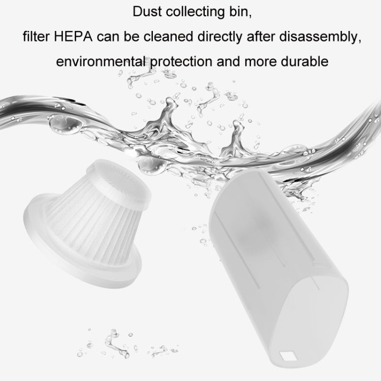 Portable Handheld USB Charging Car Vacuum Cleaner, Color: Wired White - Vacuum Cleaner by PMC TechLife | Online Shopping South Africa | PMC TechLife | Buy Now Pay Later Mobicred