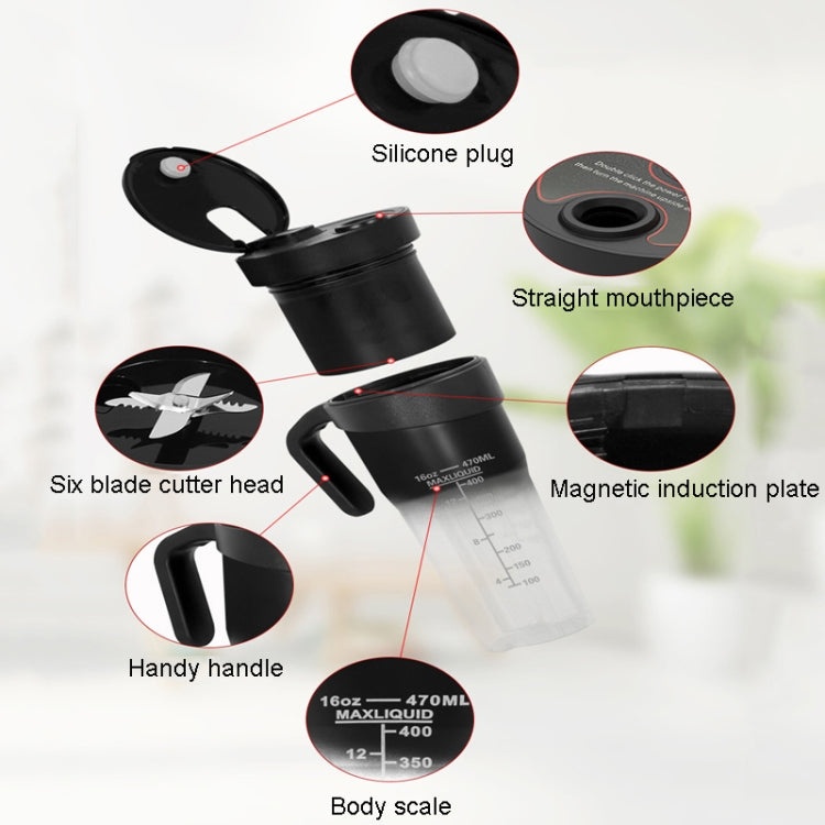 Portable Mini Electrical Extractors USB Charging Multifunctional Juicer(Black) - free shipping - PMC TechLife - Order now!