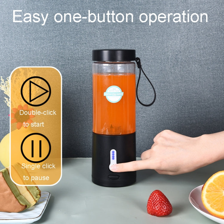 Portable Multifunctional USB Rechargeable Juice Extractor Cup Mini Electrical Juicer(Blue) - free shipping - PMC TechLife - Order now!
