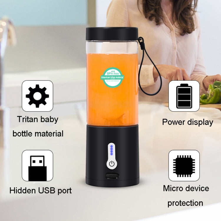 Portable Multifunctional USB Rechargeable Juice Extractor Cup Mini Electrical Juicer(Blue) - free shipping - PMC TechLife - Order now!