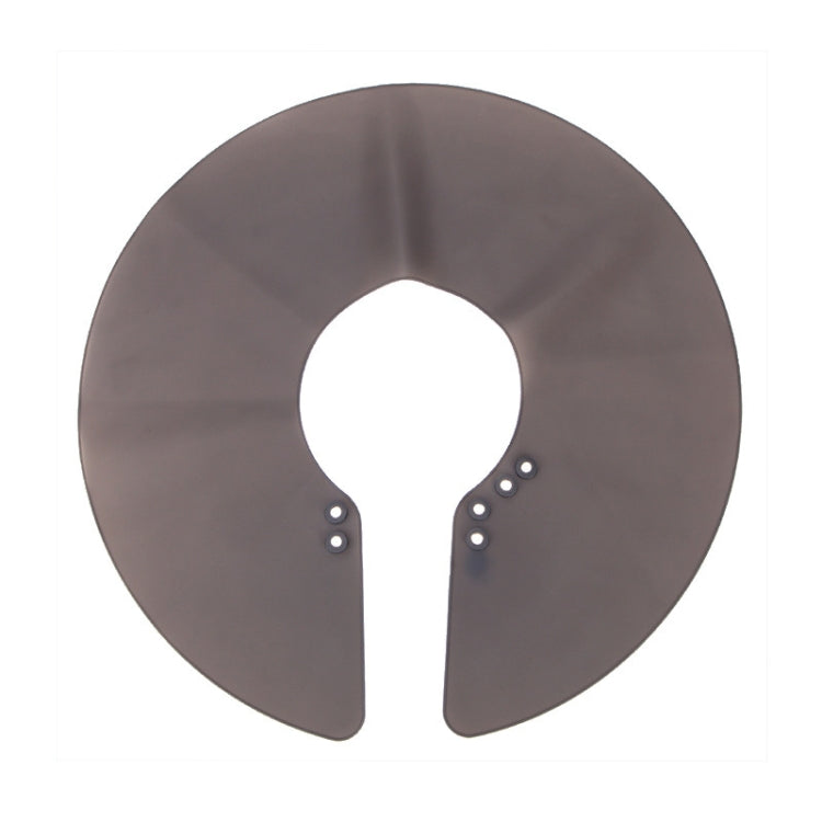 Hair Cutting Adjustable Shawl Capes Silicone Hairdressing Pad Neck Wrap Guard for Salon, Spec: Small Gray - free shipping - PMC TechLife - Order now!
