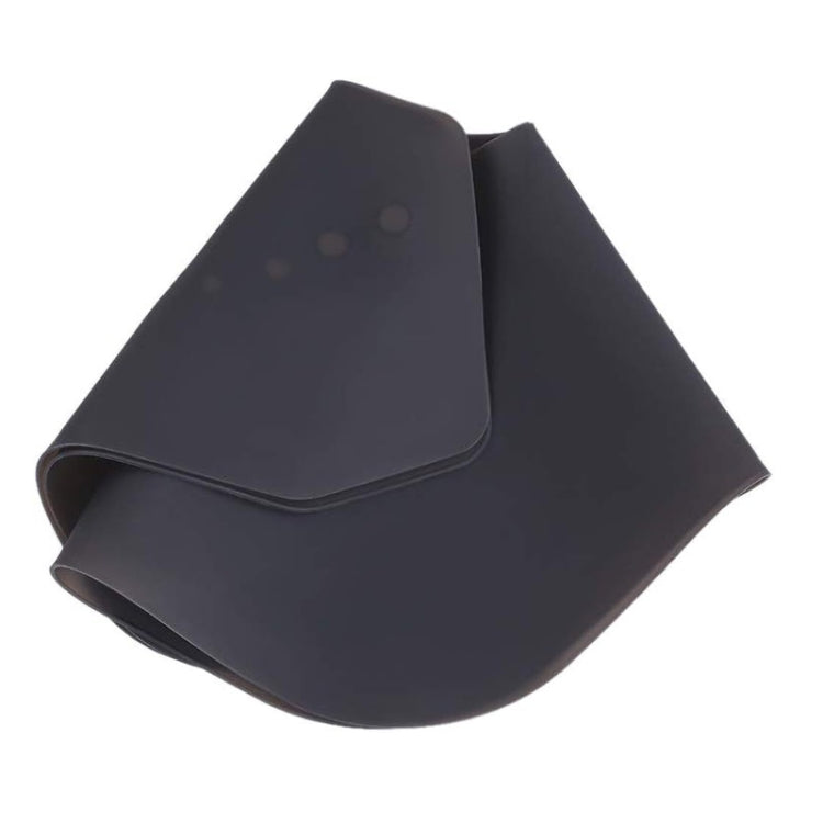 Hair Cutting Adjustable Shawl Capes Silicone Hairdressing Pad Neck Wrap Guard for Salon, Spec: Small Gray - free shipping - PMC TechLife - Order now!