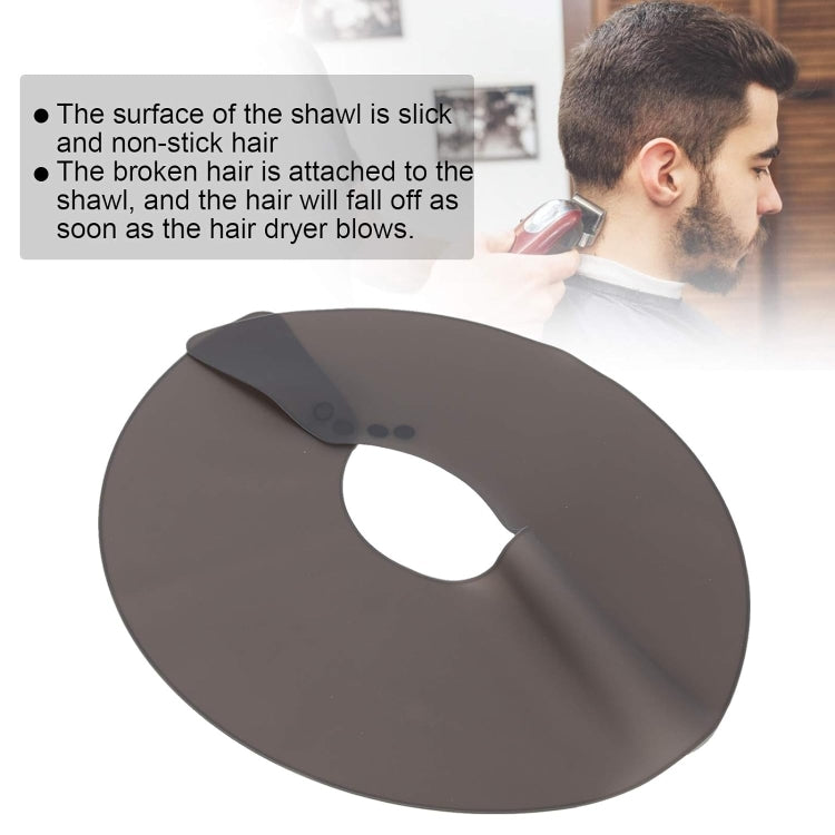 Hair Cutting Adjustable Shawl Capes Silicone Hairdressing Pad Neck Wrap Guard for Salon, Spec: Large Red - free shipping - PMC TechLife - Order now!