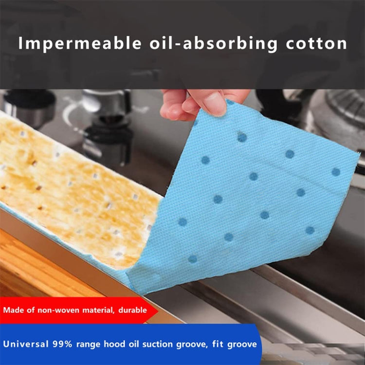 10pcs /Pack Disposable Oil Groove Suction Paper for Cooker Hoods, Spec: 7x90cm Regular - free shipping - PMC TechLife - Order now!