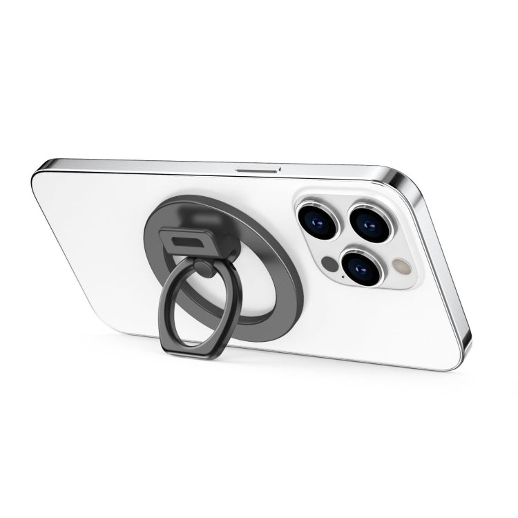 AhaStyle DD02 Magnetic MagSafe Zinc Alloy Cell Phone Expansion Stand For IPhone 12/13/14/15 Series(Black) - free shipping - PMC TechLife - Order now!