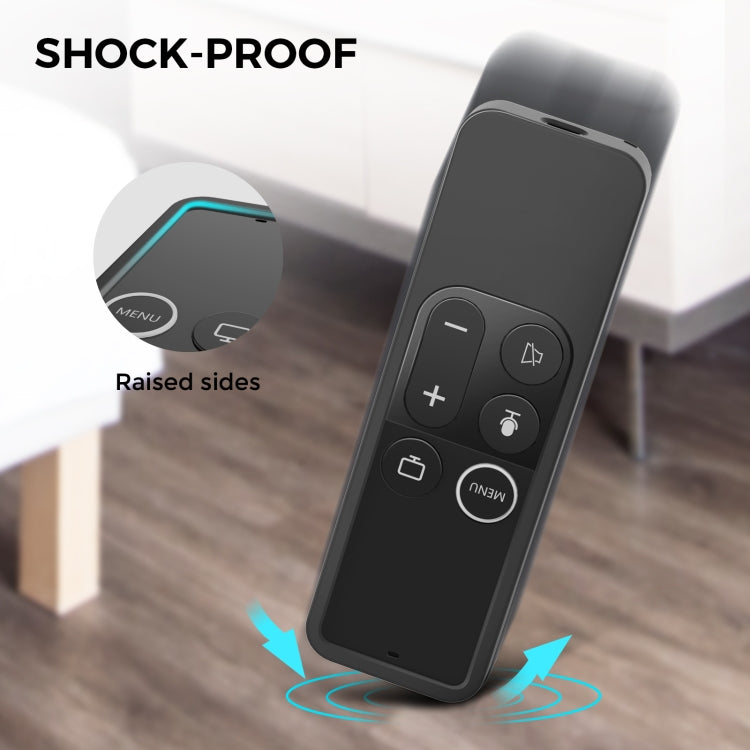 For Apple TV HD / 4K+AirTag AhaStyle PT157 Remote Control Tracker 2 In 1 Silicone Protective Cover(Midnight Blue) - Remote Control Covers by AhaStyle | Online Shopping South Africa | PMC TechLife | Buy Now Pay Later Mobicred
