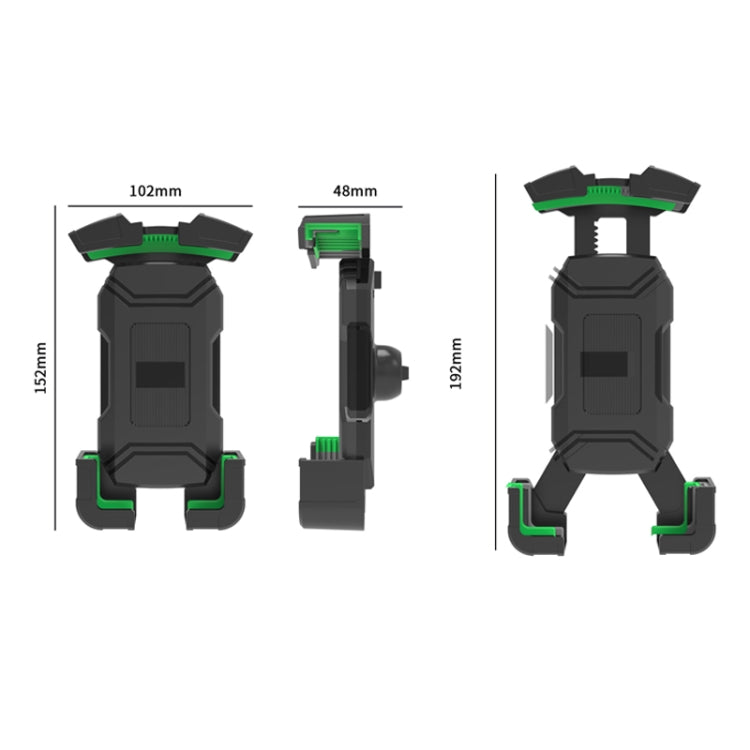 Shockproof Navigation Bracket for Motorcycle and Bicycle Mobile Phone, Random Color Delivery, Style: 2393P1 - Holder by PMC Jewellery | Online Shopping South Africa | PMC Jewellery | Buy Now Pay Later Mobicred