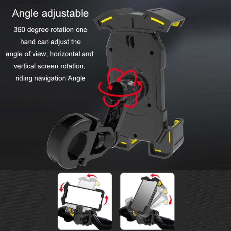 Shockproof Navigation Bracket for Motorcycle and Bicycle Mobile Phone, Random Color Delivery, Style: 2393P1 - Holder by PMC Jewellery | Online Shopping South Africa | PMC Jewellery | Buy Now Pay Later Mobicred