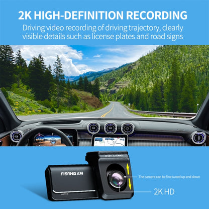 FISANG 2K HD Night Vision Car Single Recording Wireless WIFI Car Driving Recorder(M8Pro) - Car DVRs by FISANG | Online Shopping South Africa | PMC Jewellery | Buy Now Pay Later Mobicred