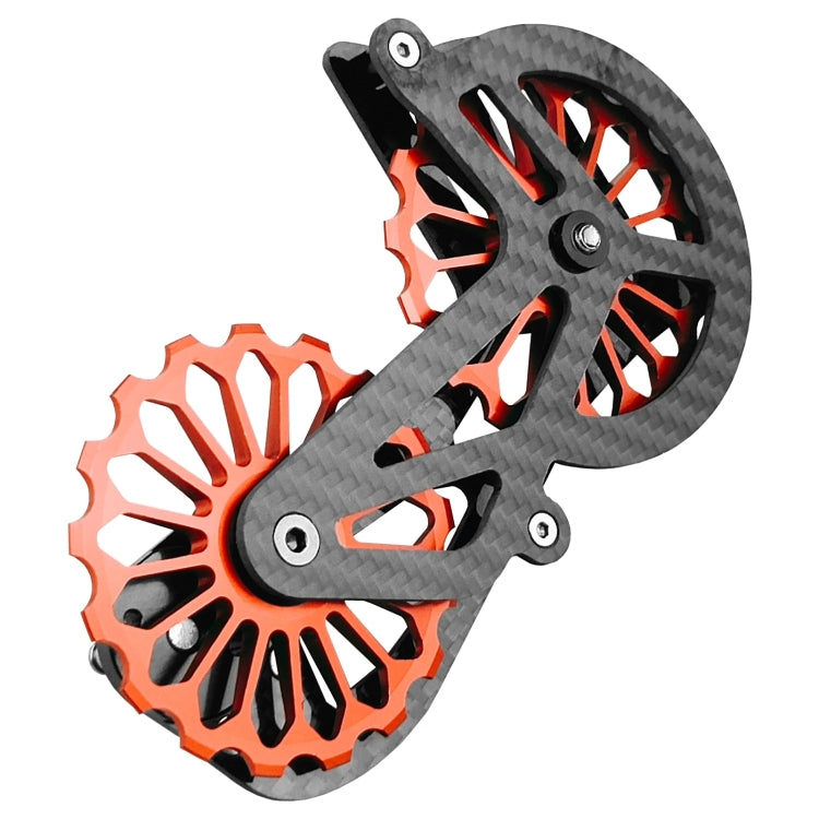 Carbon Fiber Guide Wheel For Road Bike Bicycle Bearing Rear Derailleur Guide Wheel Parts, Model Number: SD4 Red - free shipping - PMc TechLife - Order now!