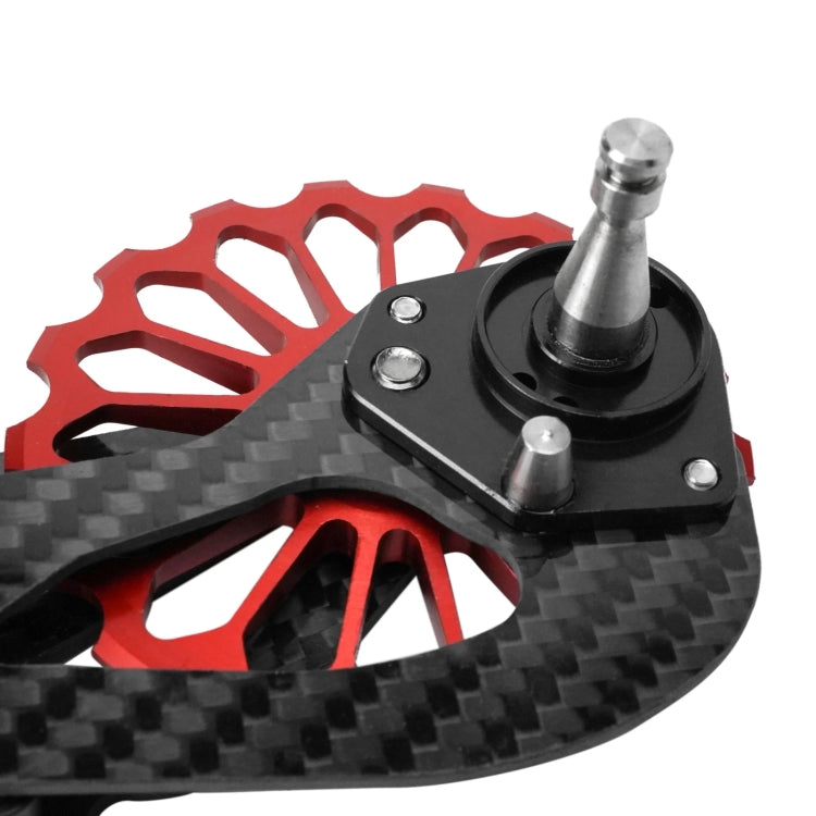Carbon Fiber Guide Wheel For Road Bike Bicycle Bearing Rear Derailleur Guide Wheel Parts, Model Number: SD2 Black - free shipping - PMC TechLife - Order now!