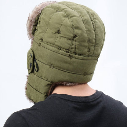 Outdoor Protect Face Neck Mask Hat Mountaineering Skiing Riding Winter Hat(Army Green) - Bomber Hats by PMC Jewellery | Online Shopping South Africa | PMC Jewellery