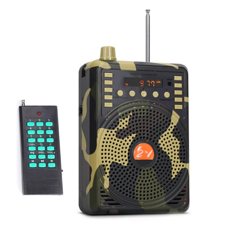 48W Wireless Bluetooth Voice Amplifier with Remote Control Supports USB/TF Card Playback UK Plug(Camouflage) - Midrange Speaker & Frequency Divider by PMC Jewellery | Online Shopping South Africa | PMC Jewellery | Buy Now Pay Later Mobicred