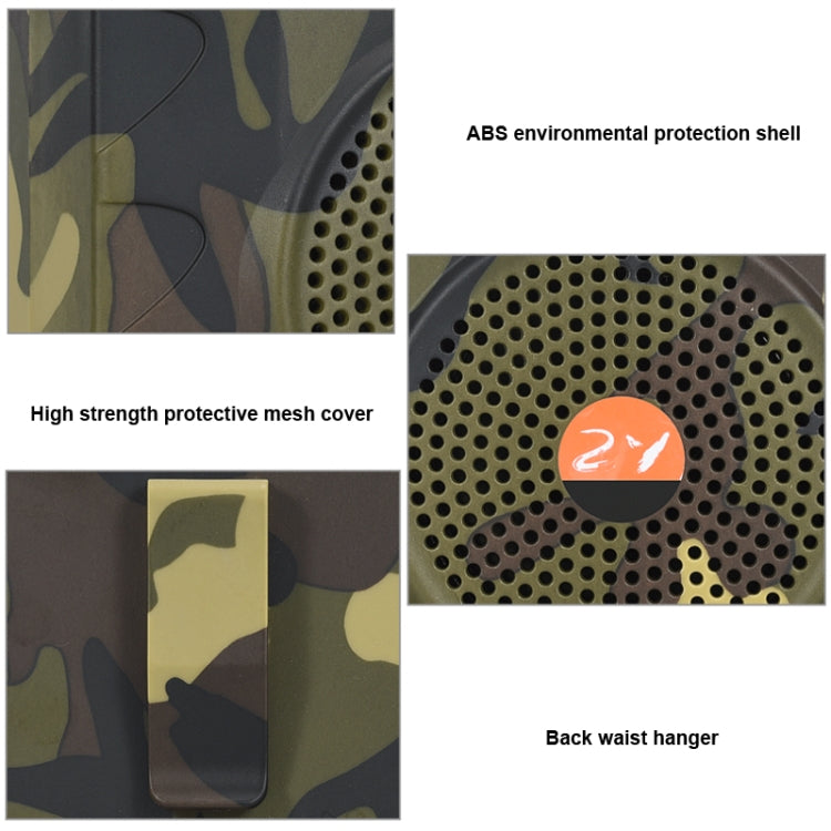 25W  Bluetooth Voice Amplifier Bird Hunting Speaker Supports USB/TF/FM 1000m Remote Control UK Plug(Camouflage) - Midrange Speaker & Frequency Divider by PMC Jewellery | Online Shopping South Africa | PMC Jewellery | Buy Now Pay Later Mobicred