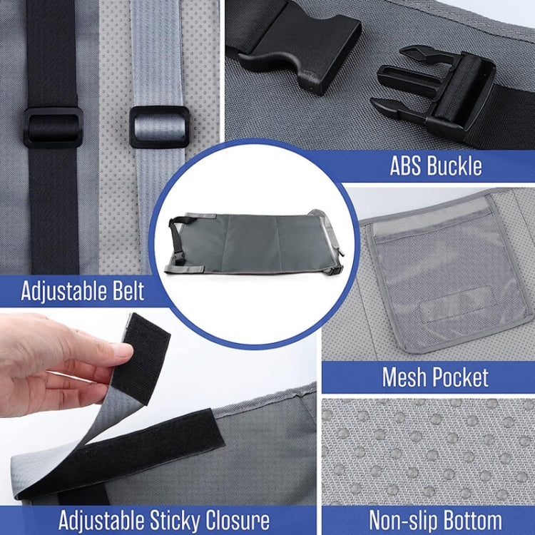 79 x 44cm Kids Airplane Seat Extender Portable Travel Seat Cushion(Black) - Seat Accessories by PMC TechLife | Online Shopping South Africa | PMC TechLife