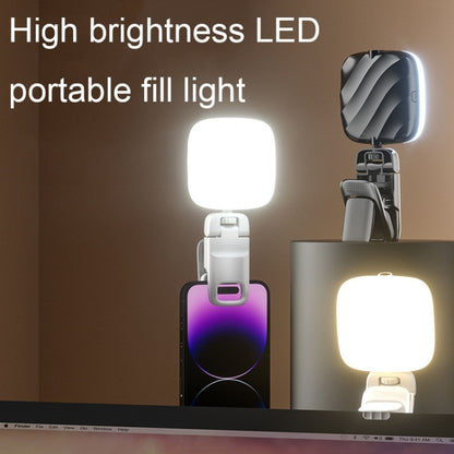 LED Mobile Phone Live Beauty Fill Light USB Charging Camera Pocket Light(Black) - Selfie Light by PMC Jewellery | Online Shopping South Africa | PMC Jewellery | Buy Now Pay Later Mobicred