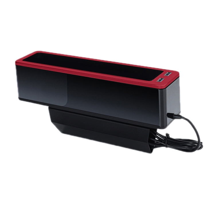 Car Seat Gap Storage Box with 2 USB Charging Port, Color:  Principal Driver Red - Stowing Tidying by PMC Jewellery | Online Shopping South Africa | PMC Jewellery | Buy Now Pay Later Mobicred