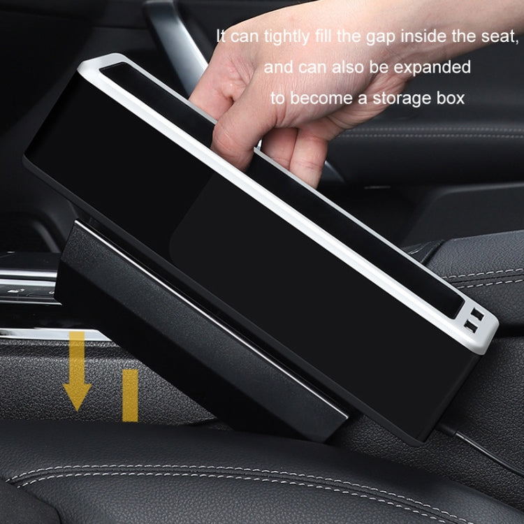 Car Seat Gap Storage Box with 2 USB Charging Port, Color: Co-pilot Red - Stowing Tidying by PMC Jewellery | Online Shopping South Africa | PMC Jewellery | Buy Now Pay Later Mobicred