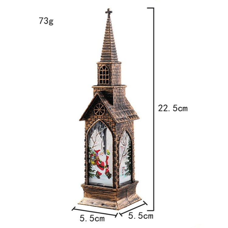 Christmas Decoration Lamps Church Shape Night Light Electronic Candle Candlelight, Style: Angel - Decoration Lamps by PMC TechLife | Online Shopping South Africa | PMC TechLife