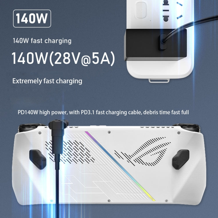 For ASUS ROG Ally /Switch 20Gbps Data Adapter 8K 60Hz 140W USB-C/Type-C Fast Charge Converter(U Shape 13.5mm) - Other Accessories by PMC TechLife | Online Shopping South Africa | PMC TechLife | Buy Now Pay Later Mobicred