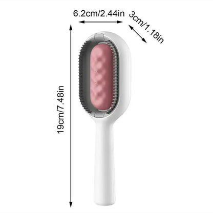 Pet Cats With Water Tank Hair Removal Comb Cleaning Hair Brush, Style: Long Hair (Pink) - Brushes & Combs by PMC Jewellery | Online Shopping South Africa | PMC Jewellery