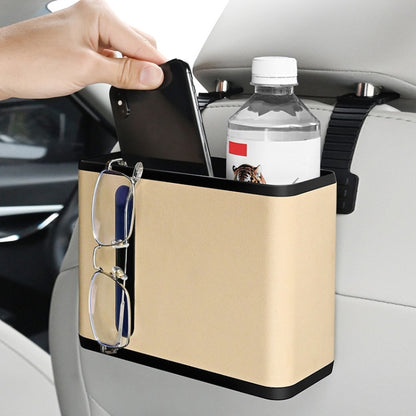 Car Seat Back Hanging Tissue Storage Box(Grey) - Stowing Tidying by PMC Jewellery | Online Shopping South Africa | PMC Jewellery | Buy Now Pay Later Mobicred