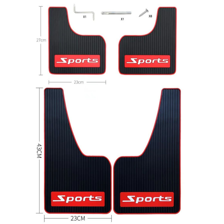 2pcs Car Tire Mud Flap Modification Plastic Anti-Splash Mud Flap, Style: Cat Eye - free shipping - PMC TechLife - Order now!