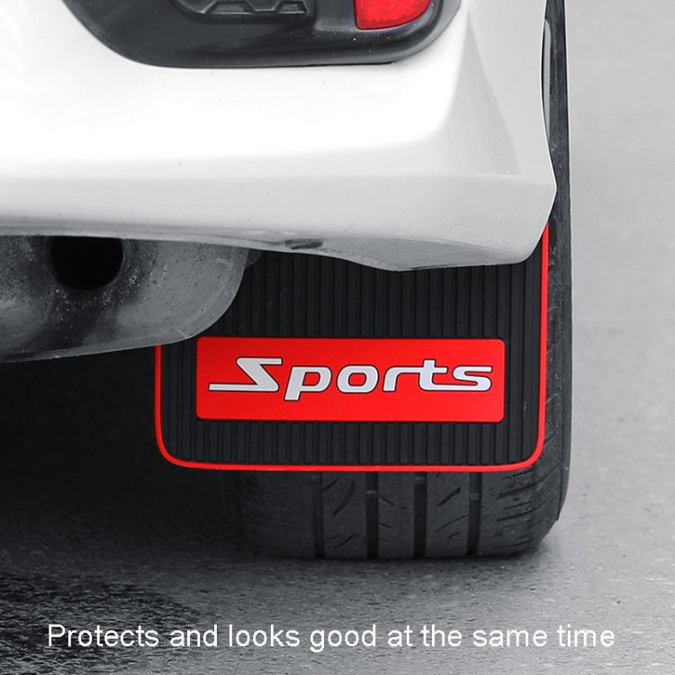 2pcs Car Tire Mud Flap Modification Plastic Anti-Splash Mud Flap, Style: Large Sports - Mudguards by PMC TechLife | Online Shopping South Africa | PMC TechLife | Buy Now Pay Later Mobicred