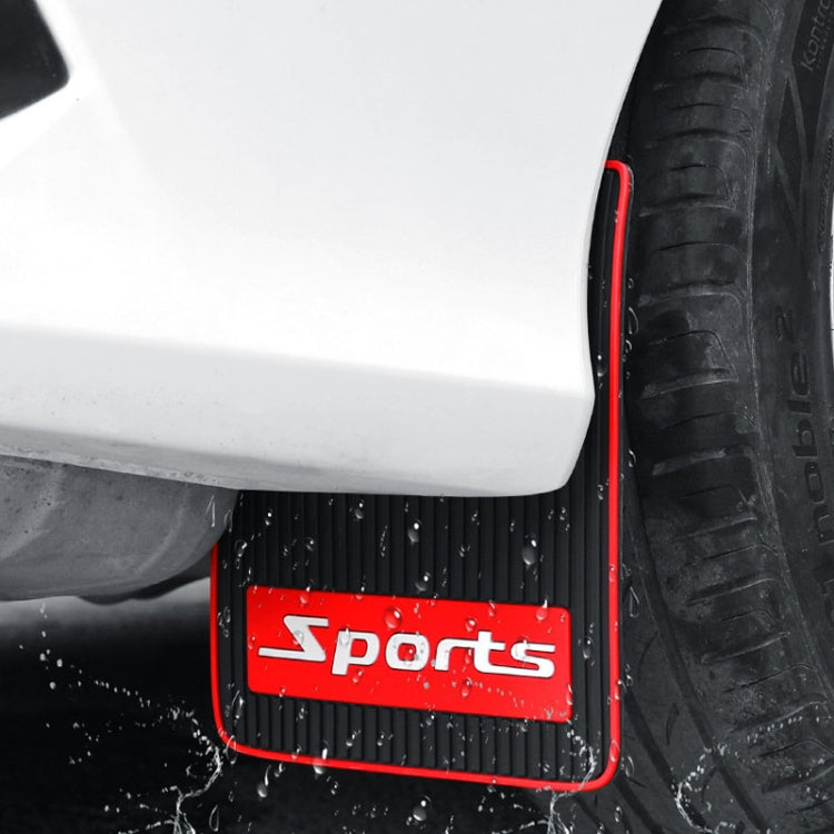 2pcs Car Tire Mud Flap Modification Plastic Anti-Splash Mud Flap, Style: Large Sports - Mudguards by PMC Jewellery | Online Shopping South Africa | PMC Jewellery | Buy Now Pay Later Mobicred