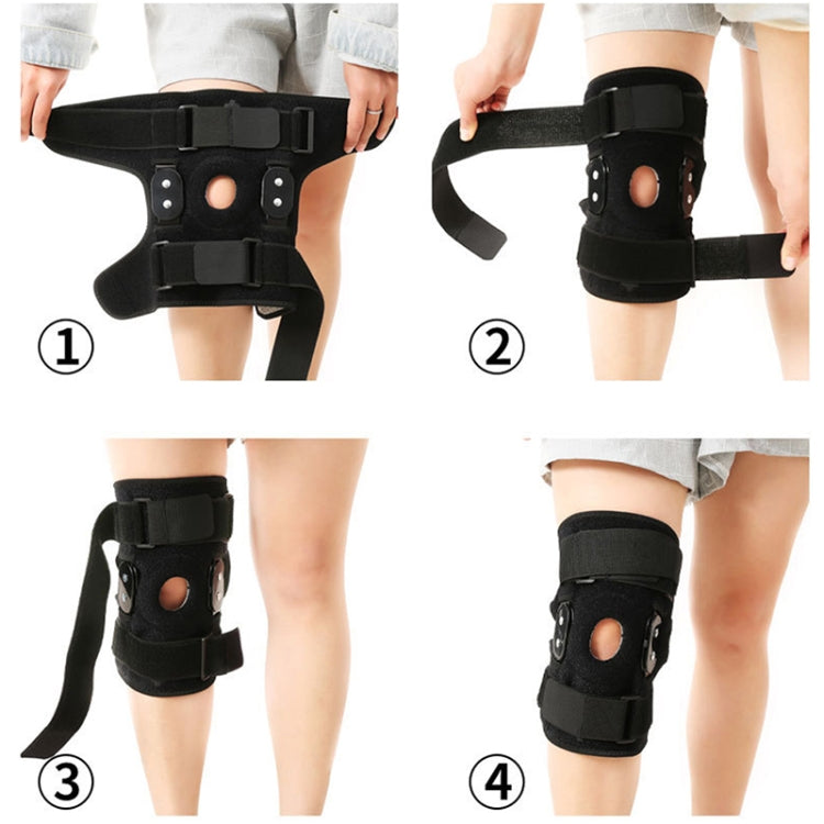 Adjustable Knee Support Ortopedic Joint Pain Meniscus Tear Injury Sports Knee Pads(Black) - Sports Safety by PMC Jewellery | Online Shopping South Africa | PMC Jewellery