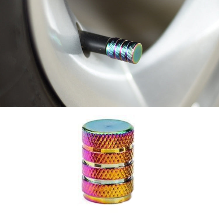 Car Bicycle Tire Aluminum Alloy Dustproof Valve Cap(Cylindrical Style) - Tire Valve Caps by PMC Jewellery | Online Shopping South Africa | PMC Jewellery | Buy Now Pay Later Mobicred