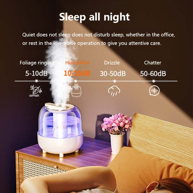 4L Wireless Humidifier USB Oil Diffuser with Night Light(White) - free shipping - PMC TechLife - Order now!