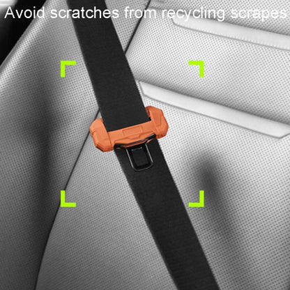 Large Car Seatbelt Buckle Protective Cover Anti Scratch Silicone Protector For Safety Belt Plugs(Green) - Seat Belts & Padding by PMC Jewellery | Online Shopping South Africa | PMC Jewellery | Buy Now Pay Later Mobicred