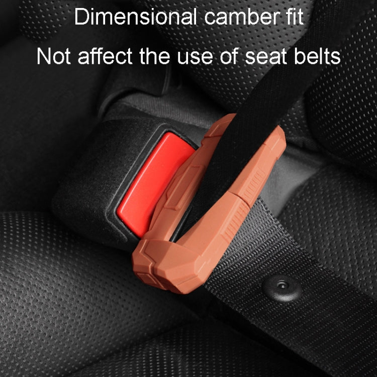 Small Car Seatbelt Buckle Protective Cover Anti Scratch Silicone Protector For Safety Belt Plugs(Black) - Seat Belts & Padding by PMC Jewellery | Online Shopping South Africa | PMC Jewellery | Buy Now Pay Later Mobicred