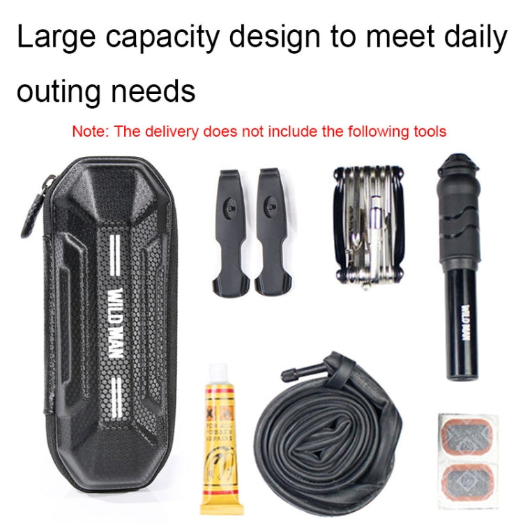 WILD MAN XT11 0.5L EVA Hard Shell Mountain Bike Bag Water Bottle Cage Repair Tool Kit(Black) - free shipping - PMC TechLife - Order now!