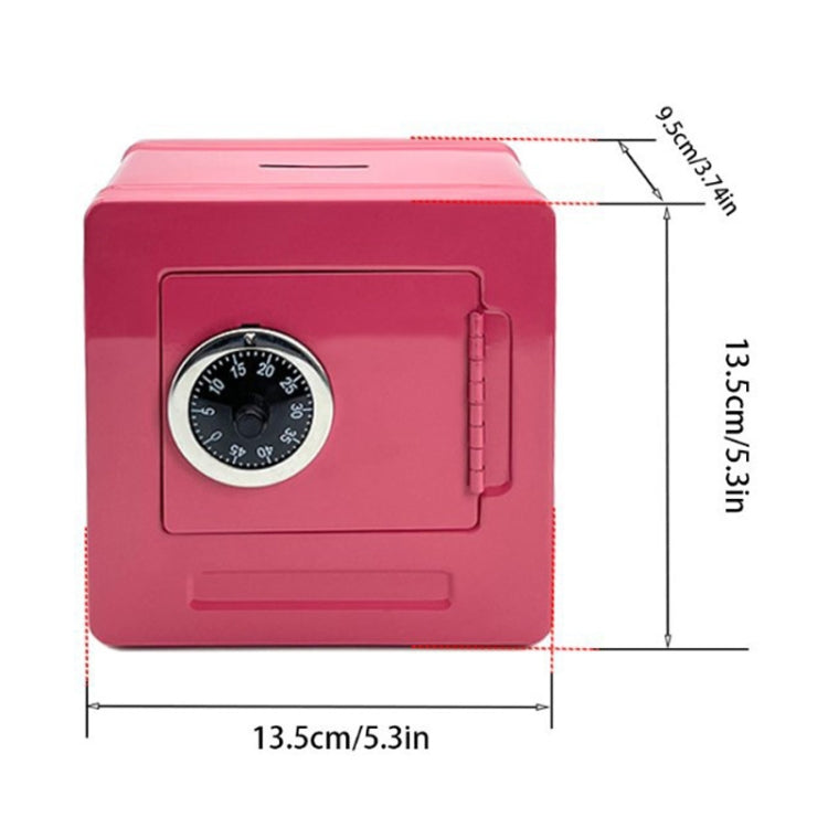 Portable  Metal Password Safe Cash Box Piggy Bank Money Organizer(Blue) - free shipping - PMc TechLife - Order now!