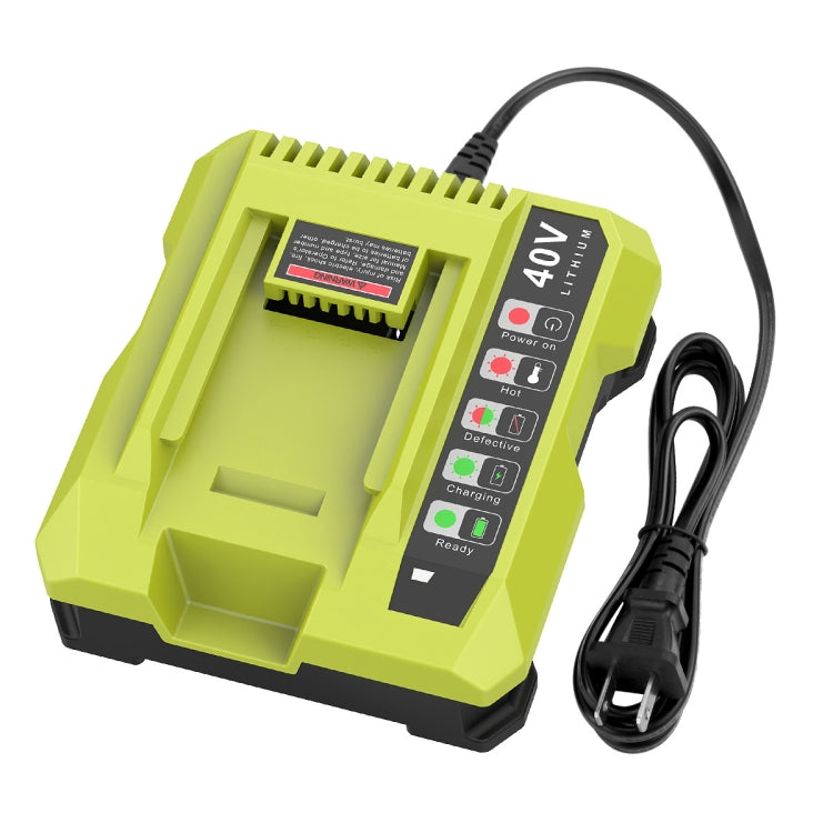 36-40V Tool Cutting Machine Battery Charger, For RYOBI PO401 / PO403 / PO400, Plug: UK - Lawn Mower, Saws & Accessories by PMc TechLife | Online Shopping South Africa | PMc TechLife | Buy Now Pay Later Mobicred