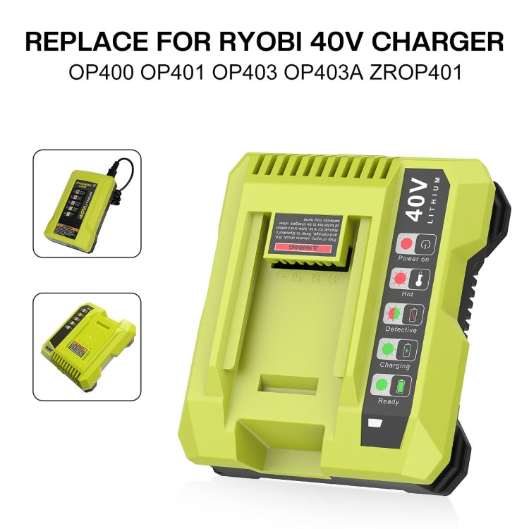 36-40V Tool Cutting Machine Battery Charger, For RYOBI PO401 / PO403 / PO400, Plug: US - free shipping - PMc TechLife - Order now!