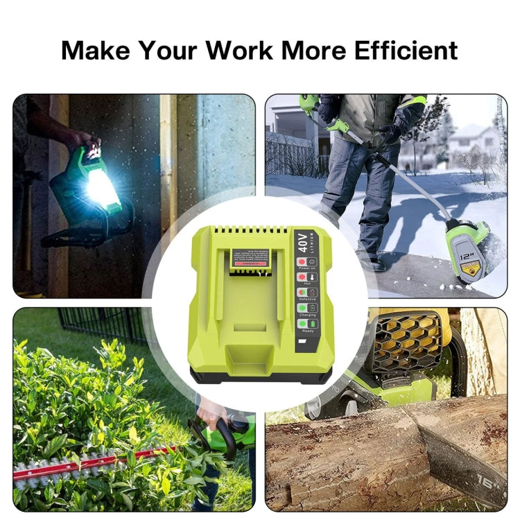 36-40V Tool Cutting Machine Battery Charger, For RYOBI PO401 / PO403 / PO400, Plug: AU - Lawn Mower, Saws & Accessories by PMc TechLife | Online Shopping South Africa | PMc TechLife | Buy Now Pay Later Mobicred